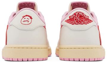 Foto do produto Tênis Travis Scott x  Air Jordan 1 Retro Low OG Sail Tropical Pink