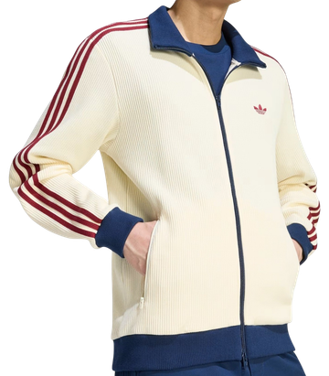 Foto do produto Jaqueta Adidas Waffle Track Cream White