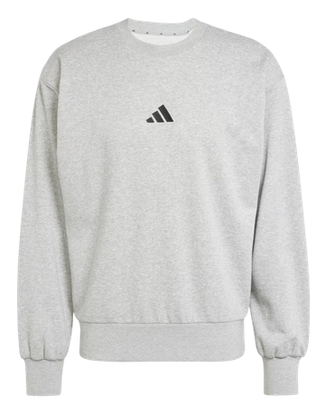 Foto do produto Moletom Adidas Essentials Feelcozy French Terry Sweatshirt Medium Grey Heather