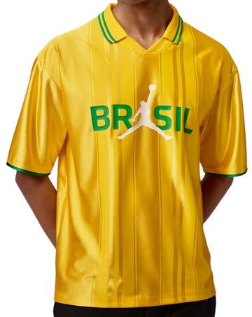 Foto do produto Camisa Brasil x Jordan Varsity Maize