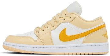 Foto do produto Tênis Air Jordan 1 Low Sail Yellow Ochre