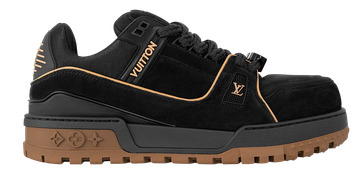 Foto do produto Tênis Louis Vuitton Trainer Maxi Black Brown Suede