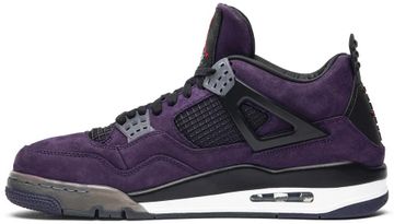 Foto do produto Tênis Travis Scott x Air Jordan 4 Retro Purple Suede