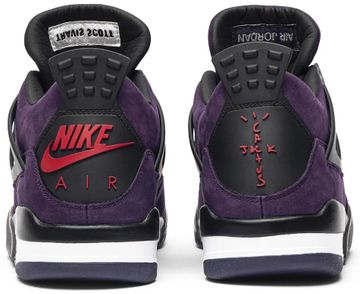 Foto do produto Tênis Travis Scott x Air Jordan 4 Retro Purple Suede