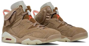 Foto do produto Tênis Travis Scott x Air Jordan 6 Retro British Khaki