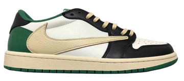 Foto do produto Tênis Travis Scott x  Air Jordan 1 Retro Low OG Green Black White