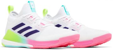 Foto do produto Tênis Adidas Crazyflight Mid White Purple Pink