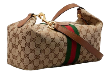 Foto do produto Bolsa Gucci Brown Vanity Gg Canvas Medium Top-Handle Bag