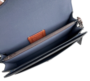 Foto do produto Bolsa Coach Polished Pebble Leather Tabby 26 Black