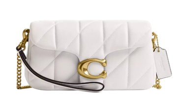 Foto do produto Bolsa Coach Tabby Chain Crossbody Bag 19 With Quilting Brass Chalk
