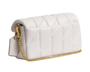 Foto do produto Bolsa Coach Tabby Chain Crossbody Bag 19 With Quilting Brass Chalk