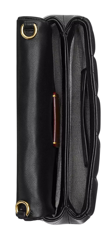 Foto do produto Bolsa Coach Tabby Chain Crossbody Bag 19 With Quilting Brass Black