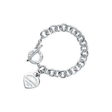 Foto do produto Pulseira Tiffany Sterling Silver Heart Bracelet
