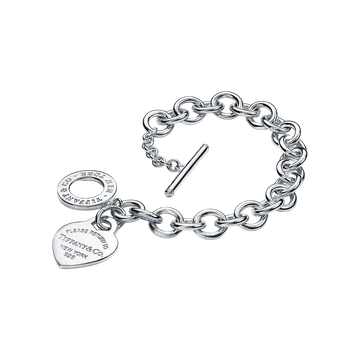 Foto do produto Pulseira Tiffany Sterling Silver Heart Bracelet