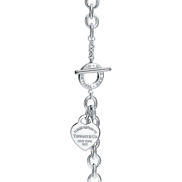 Foto do produto Pulseira Tiffany Sterling Silver Heart Bracelet