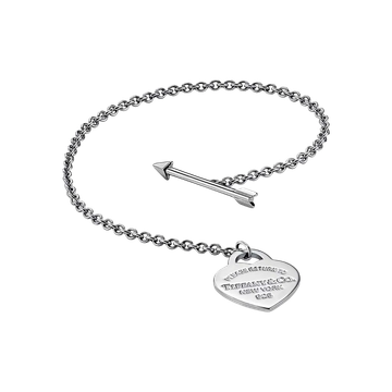 Foto do produto Pulseira Tiffany Lovestruck Sterling Silver Heart and Arrow