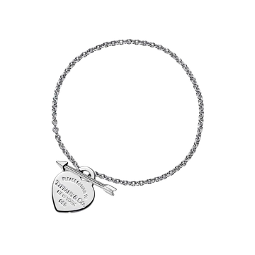 Foto do produto Pulseira Tiffany Lovestruck Sterling Silver Heart and Arrow