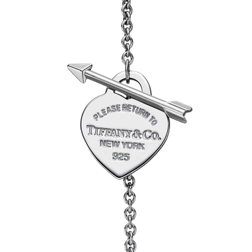 Foto do produto Pulseira Tiffany Lovestruck Sterling Silver Heart and Arrow