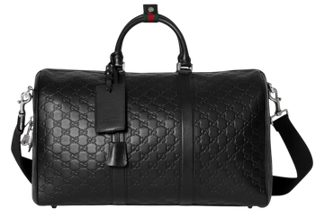 Foto do produto Bolsa Gucci Black Gg Emblem Medium Duffle Bag