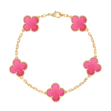 Foto do produto Pulseira Van Cleef Vintage Alhambra 5 motivos