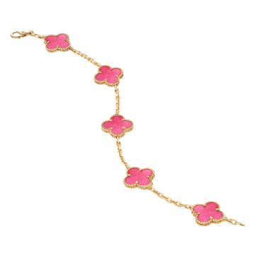 Foto do produto Pulseira Van Cleef Vintage Alhambra 5 motivos