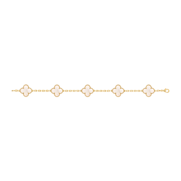 Foto do produto Pulseira Van Cleef Vintage Alhambra 5 motivos Madrepérola