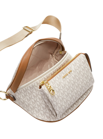 Foto do produto Bolsa Michael Kors Transversal Slater Média Logo