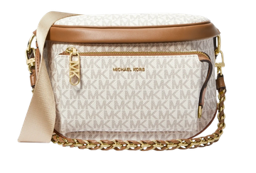 Foto do produto Bolsa Michael Kors Transversal Slater Média Logo