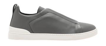 Foto do produto Tênis Zegna Triple Stitch Grey Calf