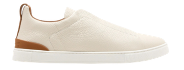Foto do produto Tênis Zegna Triple Stitch White Leather