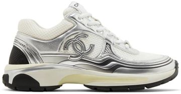 Foto do produto Tênis Chanel CC Logo Sneaker White Silver