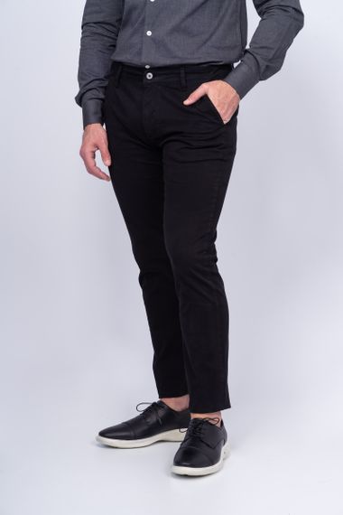 CALÇA SARJA PRETA