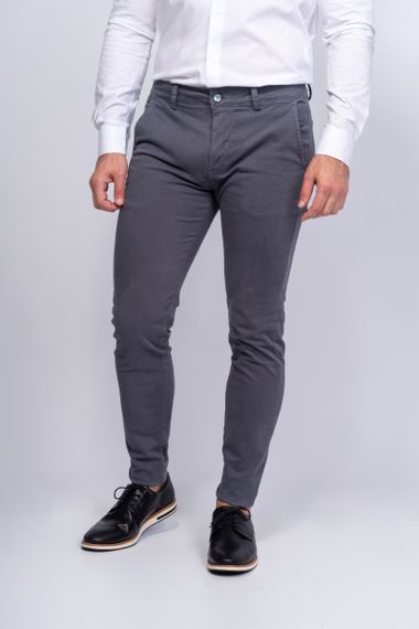 CALÇA  SARJA CINZA