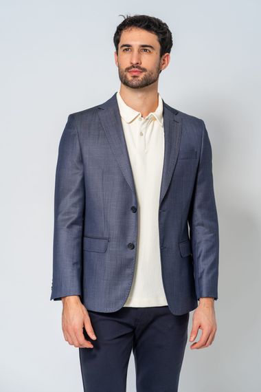 Blazer Masculino Social Maniquetado Grafite
