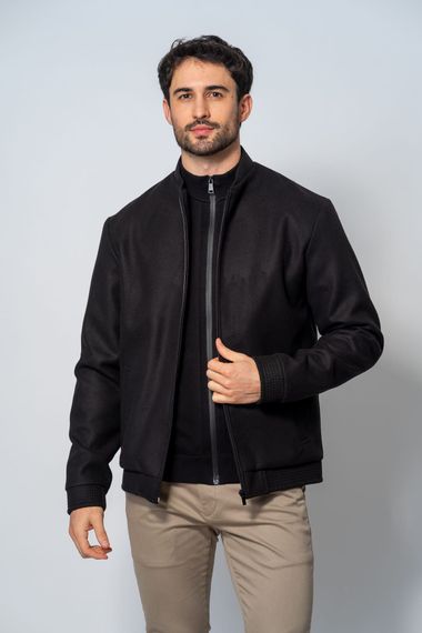 Jaqueta Masculina Bomber Preta
