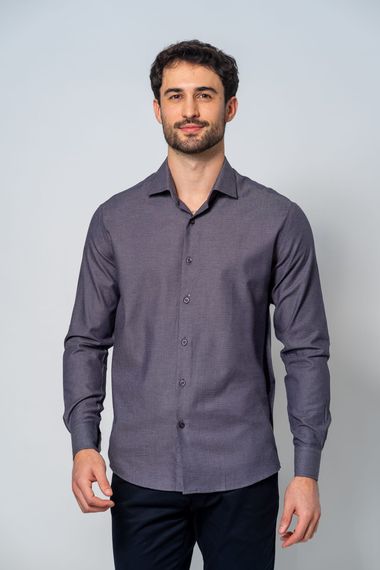 Camisa Social Masculina M432 Marinho
