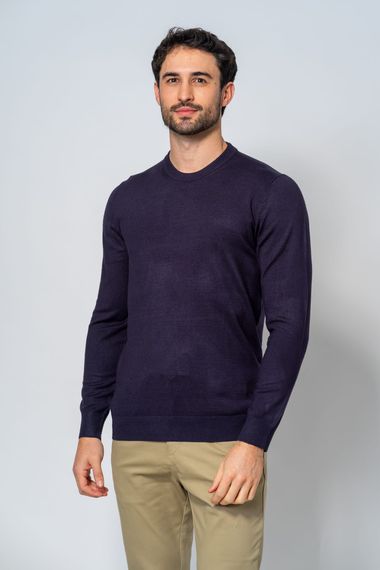 Suéter Malha Masculino Marinho