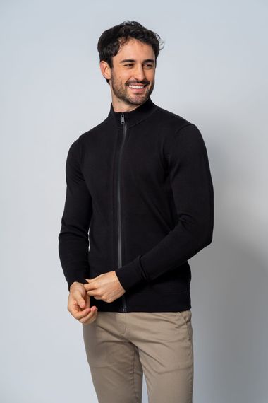 Suéter Malha Masculino Preto