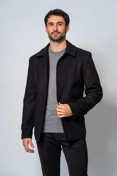 Casaco Masculino Caban Preto