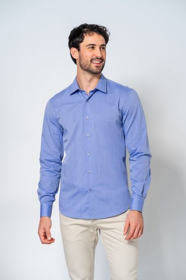 Camisa Social Seul Azul