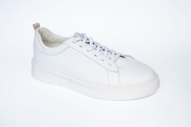 Tênis Masculino Casual Couro Branco HYP004