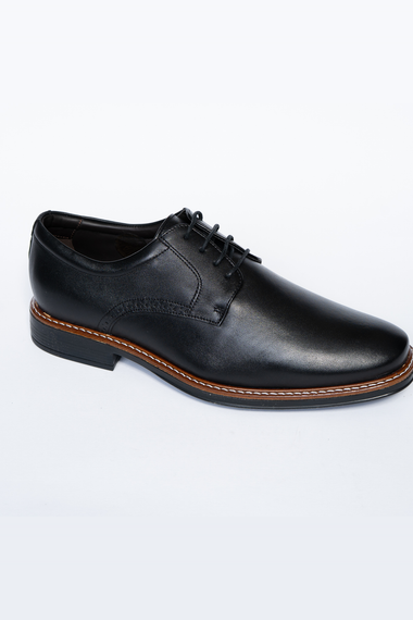 Sapato Masculino Social Derby Couro Preto 