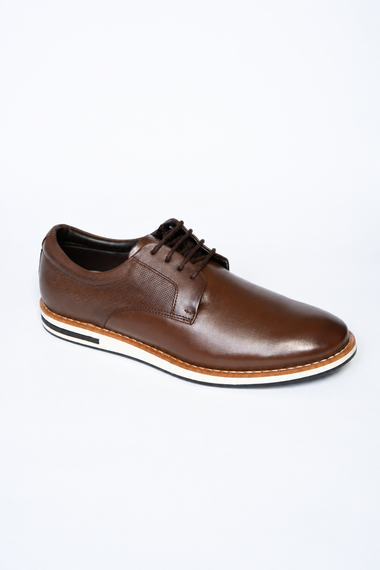 Sapato Masculino Couro Café 