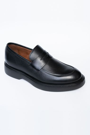 Mocassim Masculino em Couro Preto