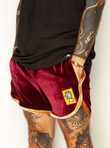 Long Shorts Misty Hassle Dark Red
