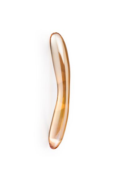 dildo vidro âmbar