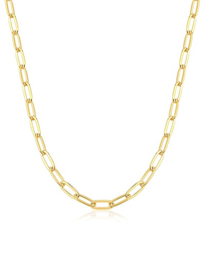 Choker Malha Elo Cartier Banhado a Ouro 18k 