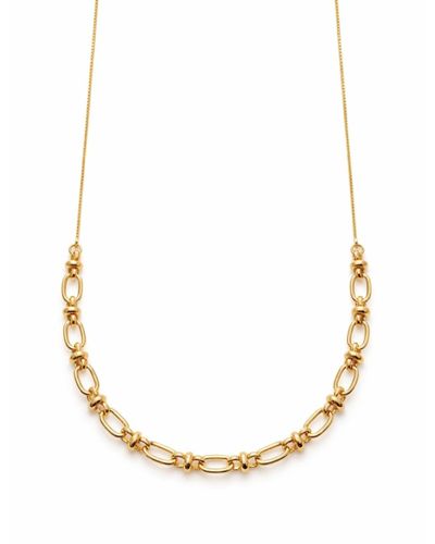 Choker malha veneziana detalhe elos centrais