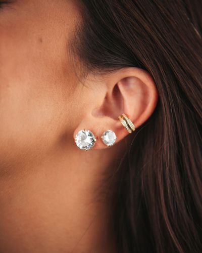 Piercing Fake com Detalhes Cravejados