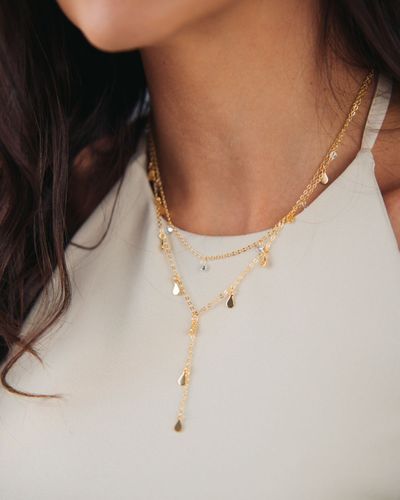 Choker Pontos de Luz Banhado Ouro 18k